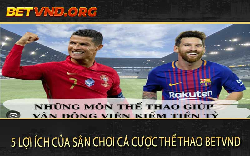 5 lợi ích của sân chơi cá cược thể thao Betvnd