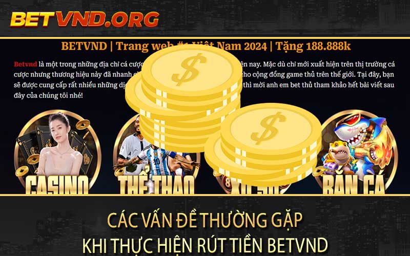 Những điều cần chú ý khi thực hiện rút tiền betvnd